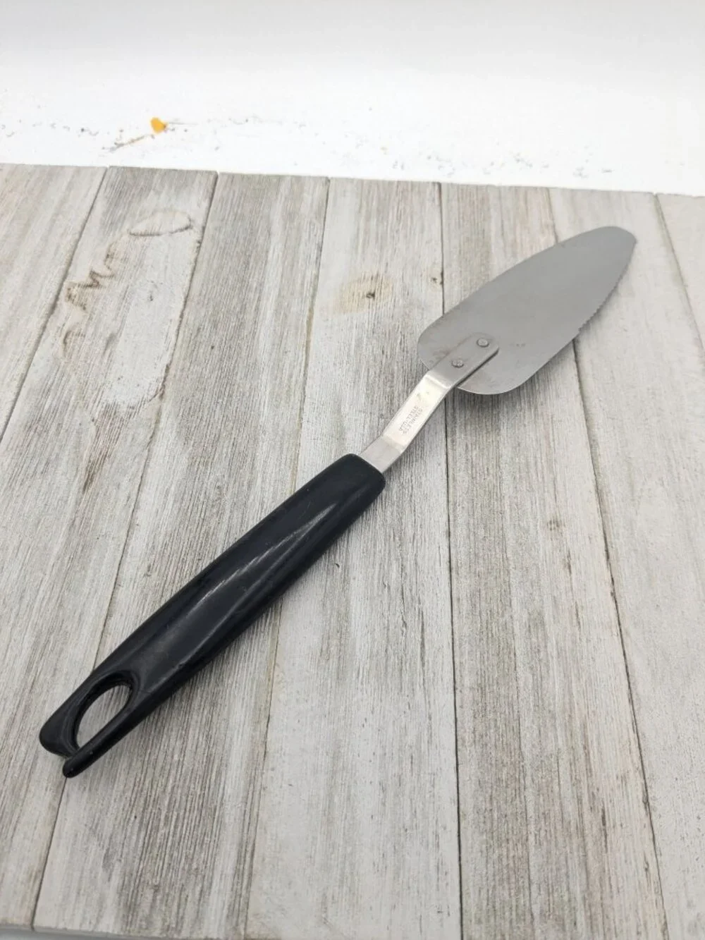 Stainless Steel Cake Pie Spatula Server Serrated 12 1/4